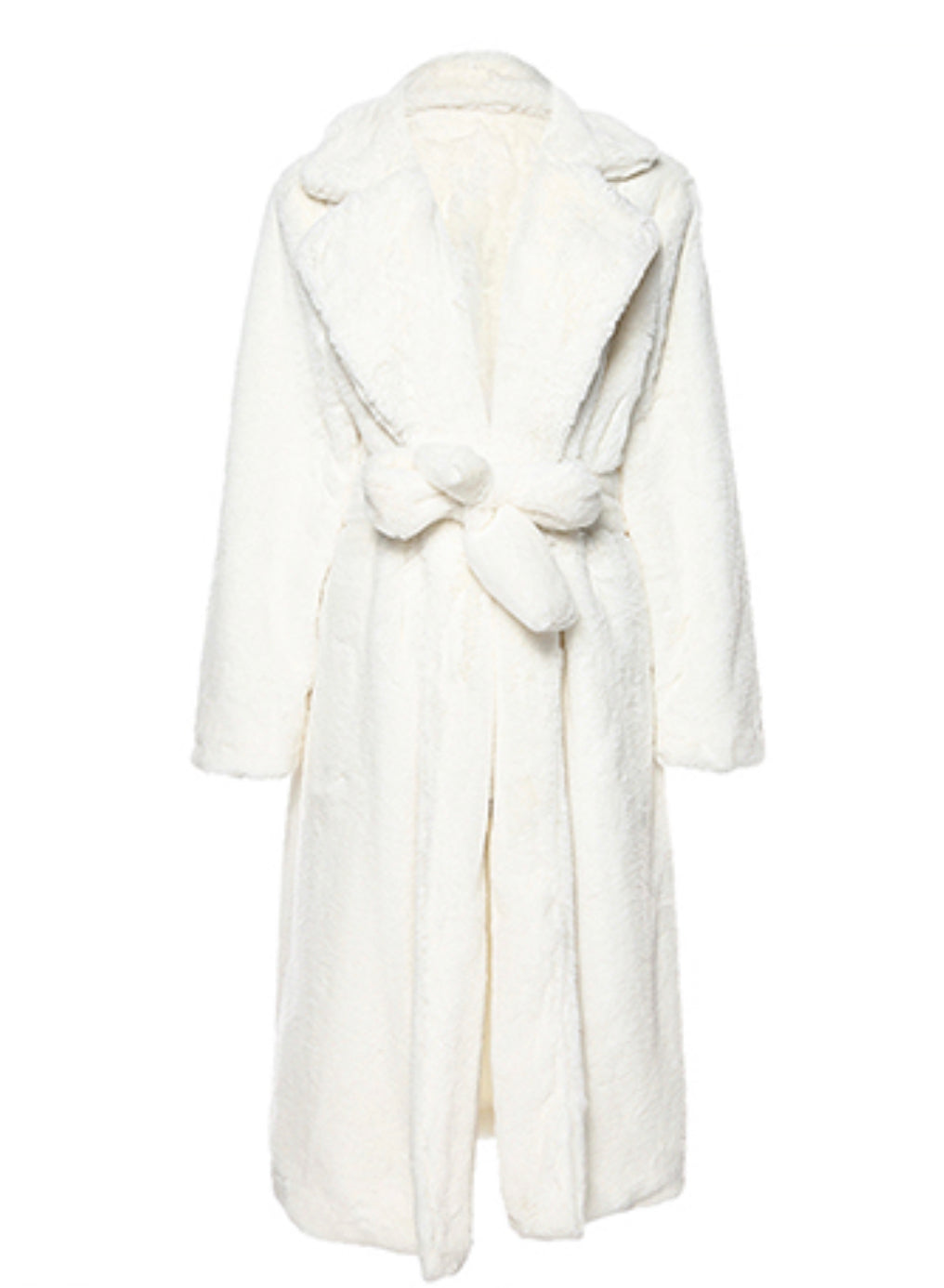 Polar Fluffy Oversized Coat | BLANC LOVE