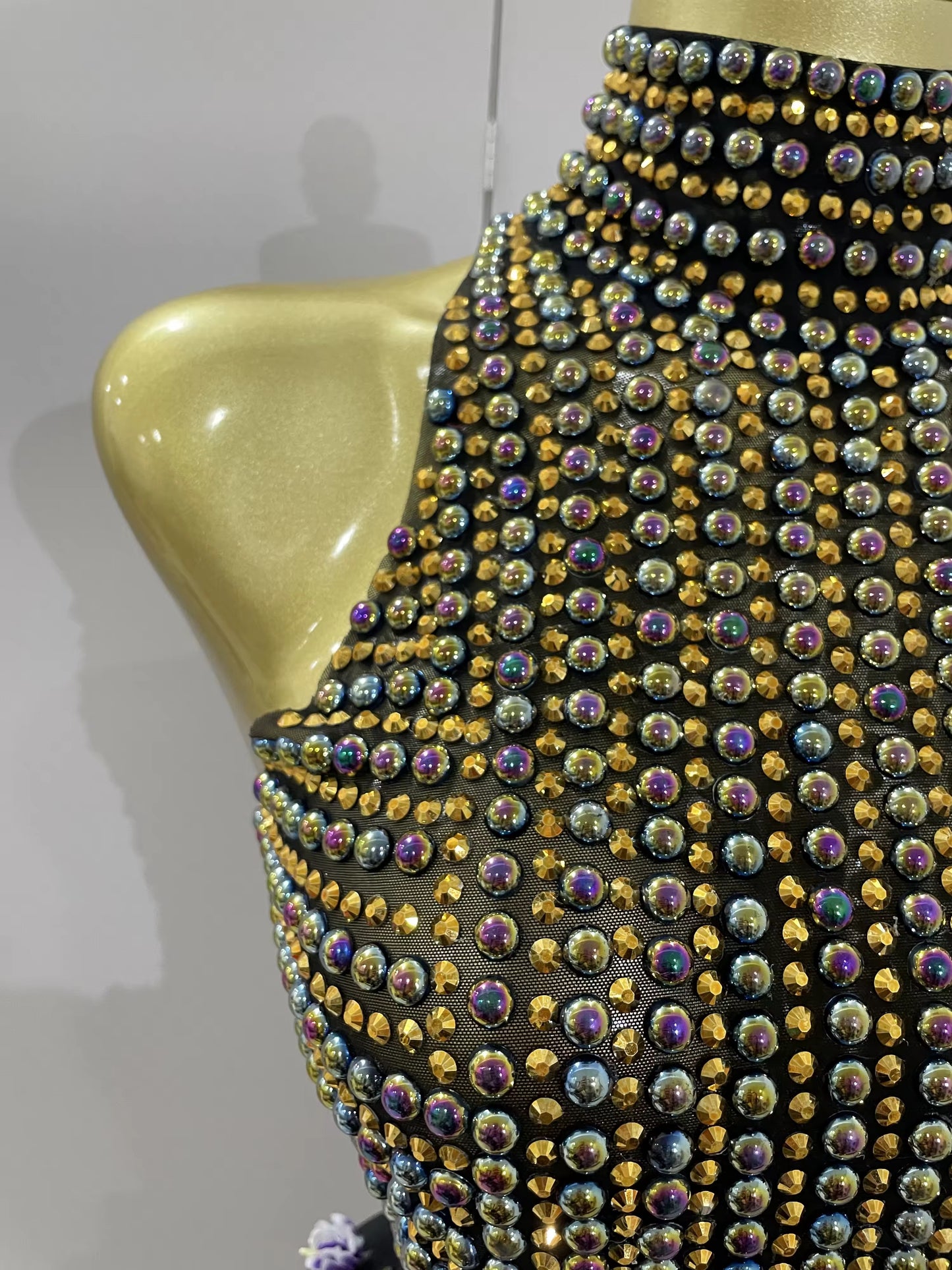 Midnight Garden Embellished Gown