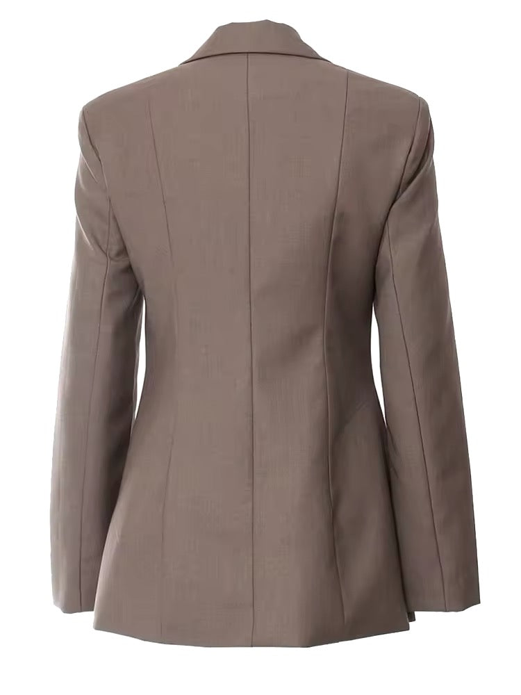 Chic Tie-Front Structured Blazer