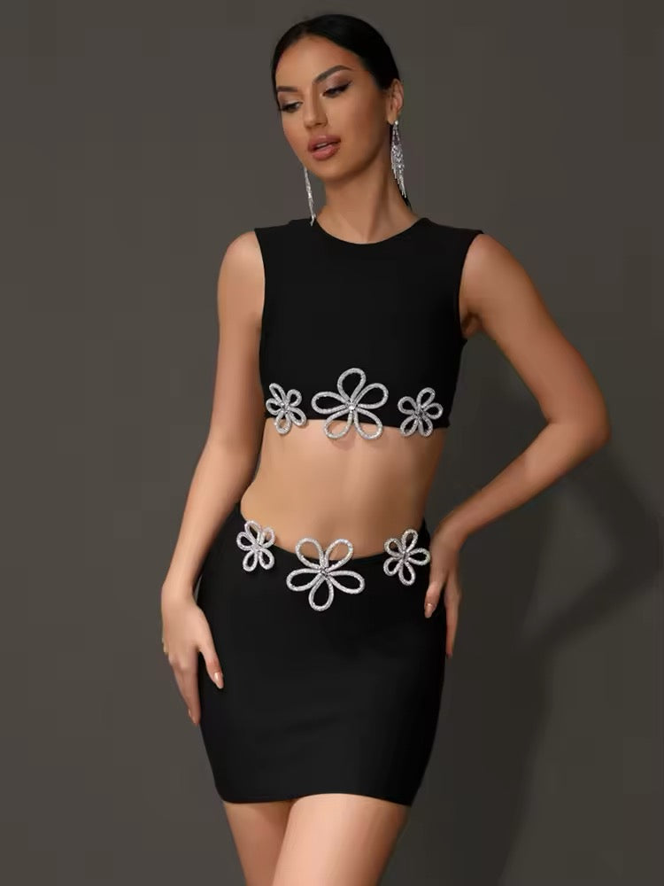 Crystal Bloom Two-Piece Set