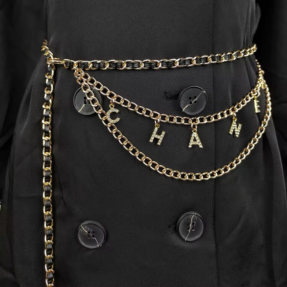 Luxe Layered Chain Belt