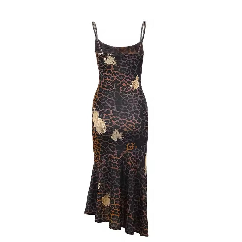 Wild Elegance Embroidered Slip Dress