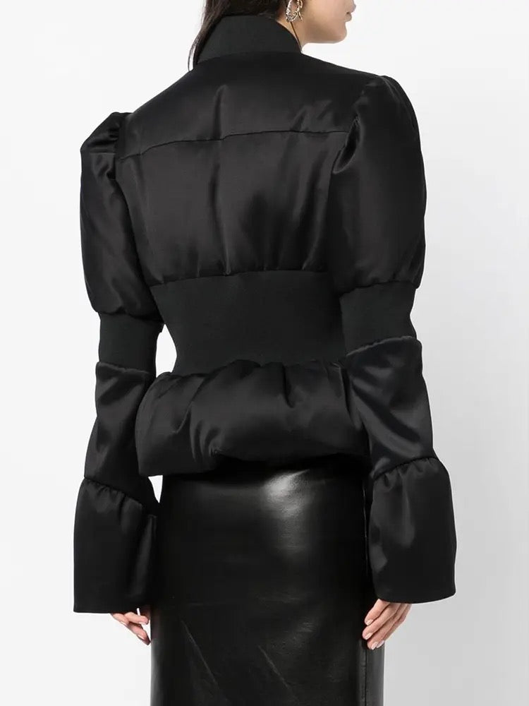 Quilted Padded Waist Jacket