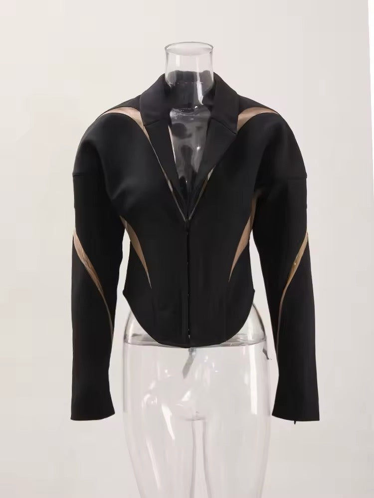 Sheer Contour Blazer