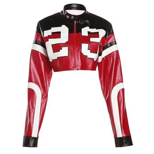 Retro Varsity Crop Jacket