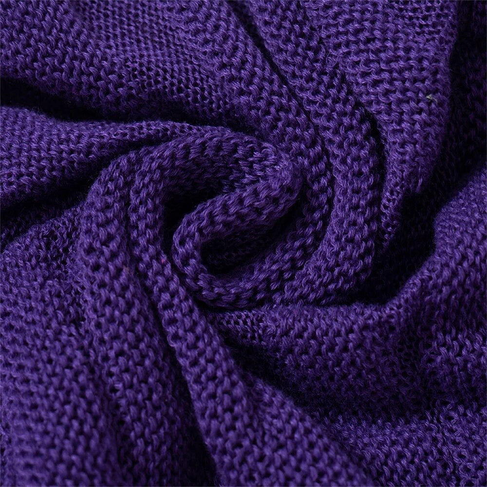 Lavish Knitted Midriff Set