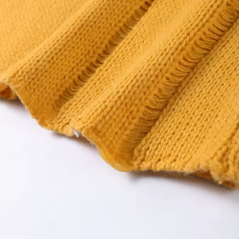 Golden Glow Crochet Knit Set