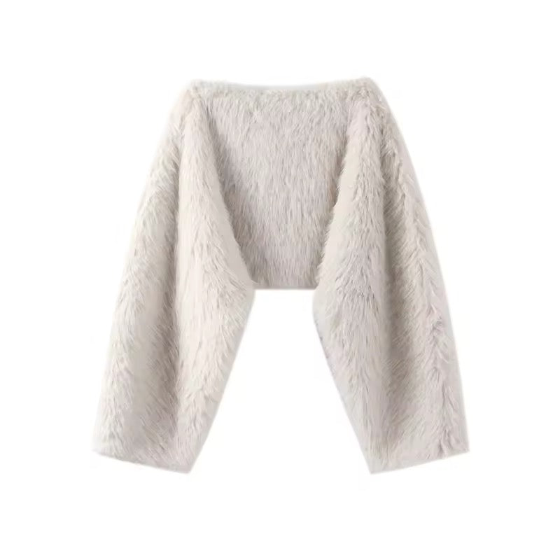 Luxe Faux Fur Crop Top