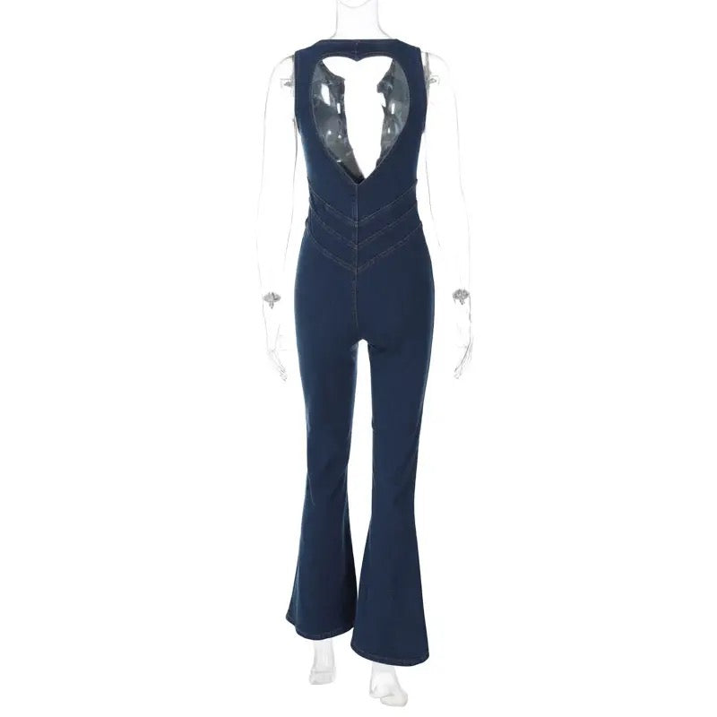 Amour Denim Jumpsuit