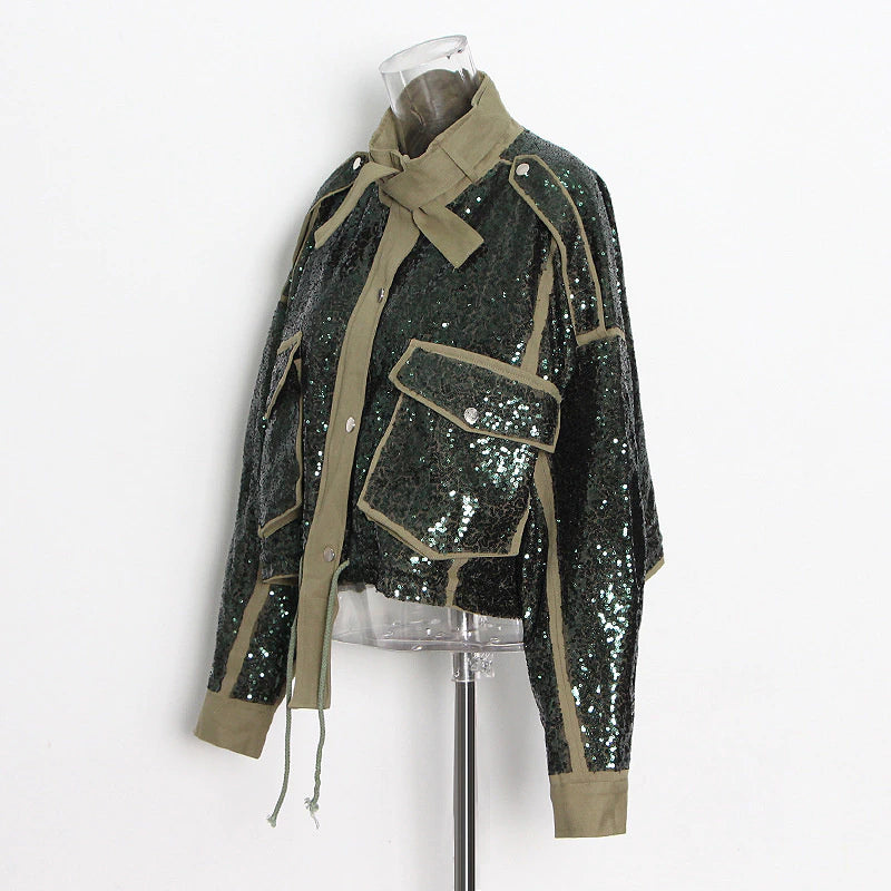 Billieblush Sequin-Panelled Denim Jacket (4-12 Years) | Harrods NZ