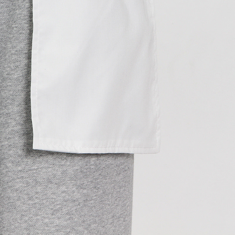 Inverted Denim Deconstructed Sweatpants BLANC LOVE