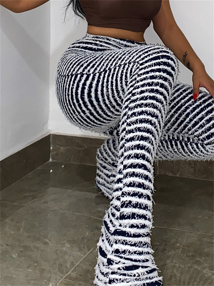 Layered Up Knitted Pants BLANC LOVE