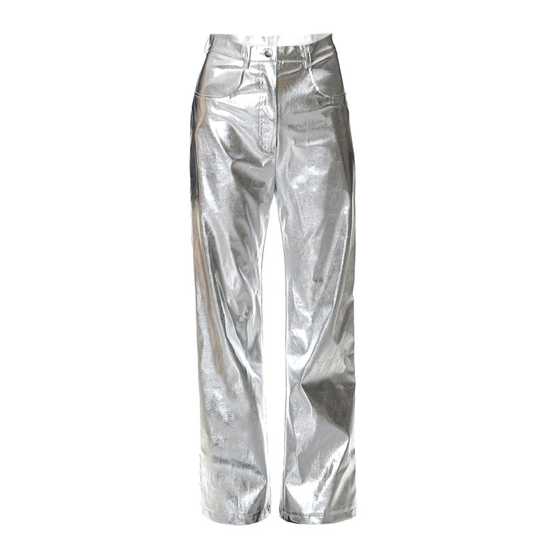 Star Gazing Metallic Pants BLANC LOVE